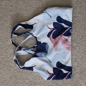 Senita Lattice Back Sports Bra size M